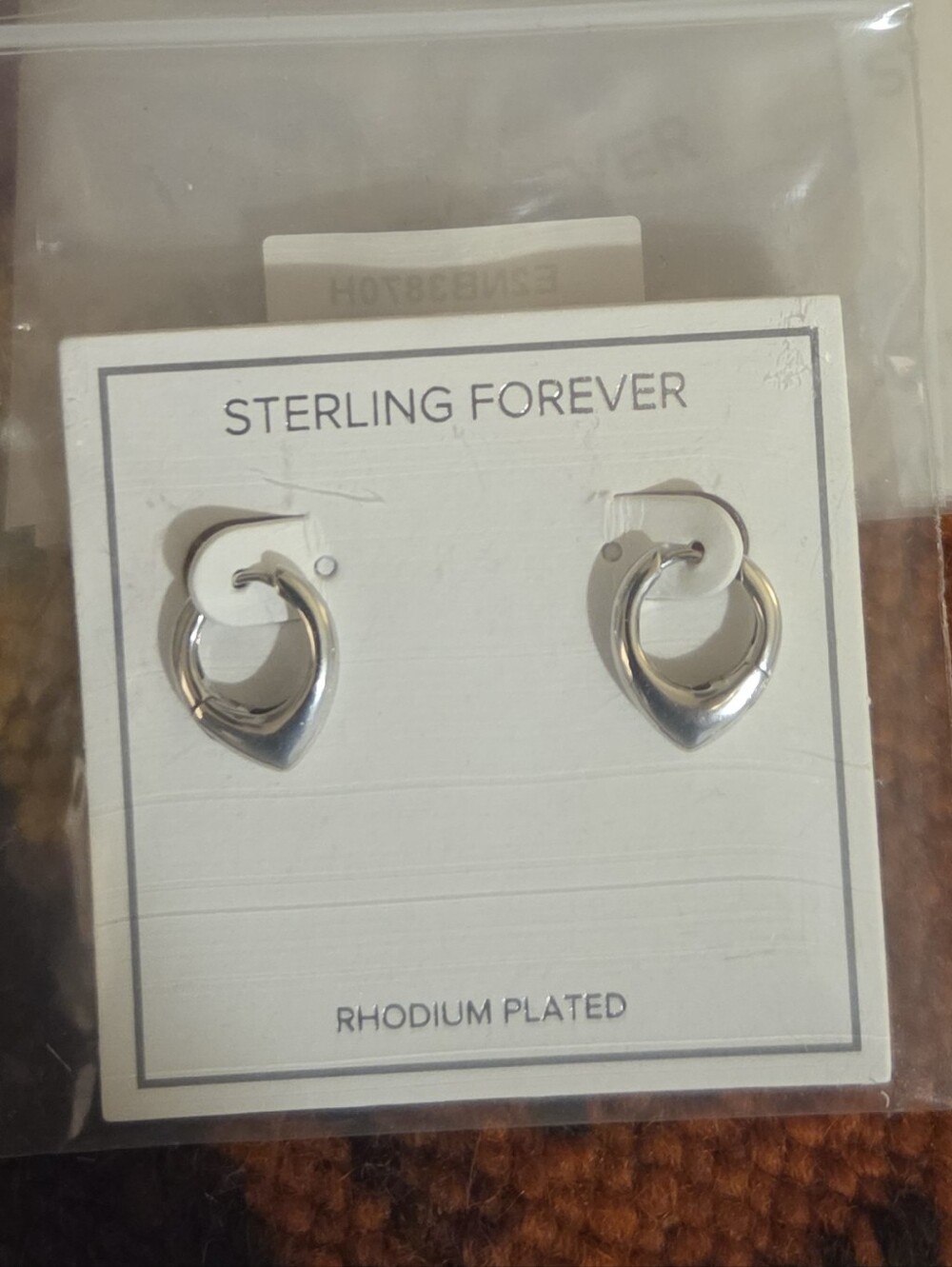 Sterling Forever Huggie Earrings